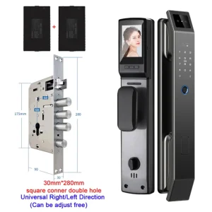 3D Face Recognition Digital Door Lock With FIngerprint Reader