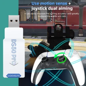 DS50 Pro Handle Conversion Adapter Support Multi-platform Motion Control Game Accessories for PS5/PS4/XboxElite Pro Controller