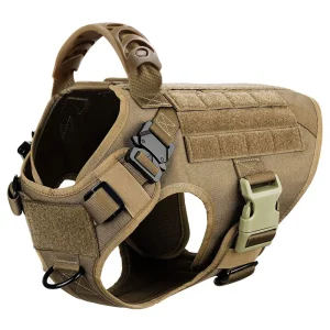 Large Dog Harness & Leash Set – Training Walking Vest with Collar for German Shepherd, Malinois & Medium to Large Dogs